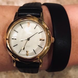 Stella & Dot wrap watch, gold face - very good preowned condition. Needs battery